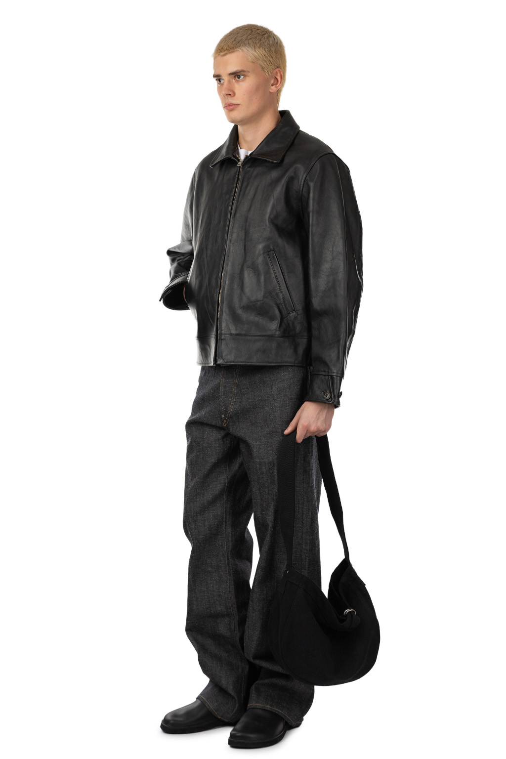 Taiga Takahashi - Lot.802 Cossack Leather Jacket - Black